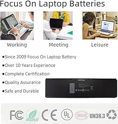 YXKC 34GKR E7440 3RNFD 54Wh Laptop Battery for Dell