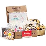 BAKETIVITY Kids Baking DIY Activity Kit - Bake Delicious Bug Cupcakes with Pre-Measured Ingredients â€“ Best Gift Idea for Boys and Girls Ages 6-12