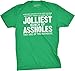 Mens Jolliest Bunch of A-holes T Shirt Funny Christmas Movie Quote Holiday Tee
