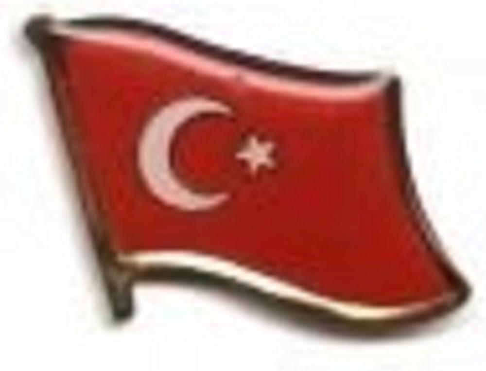 Turkey Country Flag Small Lapel PIN Badge Turkiye New Amazon.ca