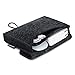 NIDOO Portable Felt Storage Bag, All-Purpose Carrying Bags, Electronics Accessories Protective Case for MacBook Power Adapter, Mouse, Cellphone, Cables, Power Bank, Portable External Hard Drive, Black