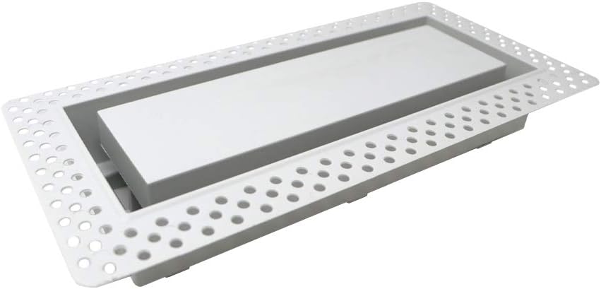 Registers, Grilles & Vents - Aria Vent Drywall Lite Bead - Air Register - 4 inches x 10 inches,SatinWhite