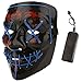 MeiGuiSha LED Halloween Light Up Purge Mask Women,Halloween Scary Cosplay Purge Mask LED for Festival Padrties