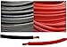 8 Gauge 8 AWG 10 Feet Red + 10 Feet Black Welding Battery Pure Copper Flexible Cable + 10pcs of 3/8