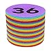Aaskuu Carpet Spot Markers with Numbers 1-36 for Teachers and Kids, Classroom Floor Circles Dots Rug Mats for Kindergarten Preschool Organization, 4 Inch 36 Pack