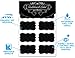 Chalkboard Labels Complete Bundle: 64 Premium Stickers for Jars by ELYMAYS The BEST Large and Reusable Waterproof Chalkboard Labels. Canning Labels for Food Storage, Pantry, Spice Jars & Freezer!