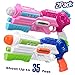 HITOP Water Gun, 2 Pack Squirt Guns Water Guns for Kids Adults Water Blaster 36oz High Capacity Fast Trigger Summer Toy for Swimming Pools Party Outdoor Beach Sand Water Fighting