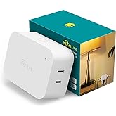 Alexa Smart Dimmer Plug, Treatlife Plug-in Lamp Dimmer Switch for Dimmable LED, CFL, Halogen and Incandescent Bulbs, Lamps, String Lights, Max Power 300W, Dual Outlets, 2.4GHz WiFi Only
