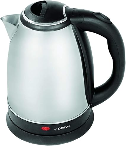 Buy Oreva Stainless Steel 1 8 L Cordless Electric Kettle Black Online At Low Prices In India Amazon In