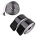 Trubatis 2'' Self Adhesive Hook and Loop 5.4 Yards Tape Fastener Sticky Back (Black)