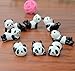 VANCORE 8 Pcs Set Cute Panda Ceramic Ware Chopsticks Stand Rest Rack