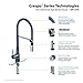 Kraus KPF-2730SS Modern Crespo Single Lever Commercial Style Kitchen Faucet with Flex Hose, Stainless Steel