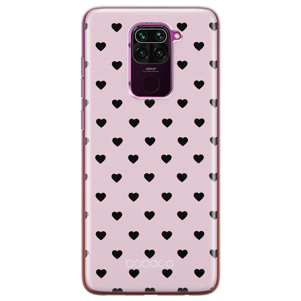 Babaco ERT GROUP mobile phone case for Xiaomi REDMI NOTE 9 original and officially Licensed pattern Hearts 003 optimally adapted to the shape of the mobile phone, case made of TPU