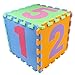 Matney Foam Mat of Number Puzzle Pieces– Great for Kids to Learn and Play – Interlocking Puzzle Pieces