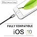Lightning Cable,SIDAWOO 3Pack 3FT 6FT 10FT Nylon Braided iPhone Charger cable iPhone USB Charging Cord for iPhone X/8/8 Plus/ 7/7 Plus / 6/6 Plus/6s/6s Plus/ 5/5s/5c/SE and more(Black and Gray)