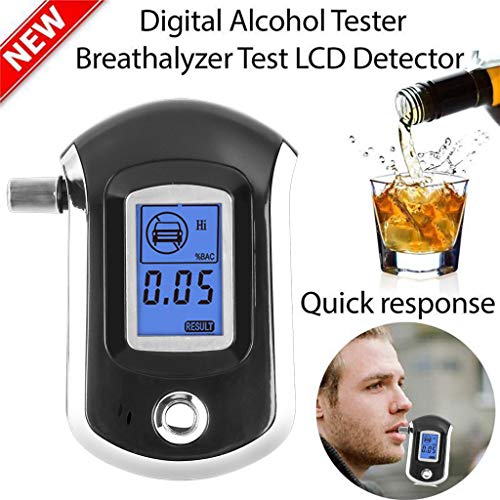 image for Dasuy Digital Breath Alcohol Tester Detector Breath Portable with LCD 