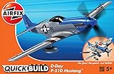 Airfix J6046 D-Day Mustang Model, Multi Colour