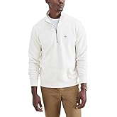 Dockers mens Regular Fit Long Sleeve 1/4 Zip Fleece Sweatshirt
