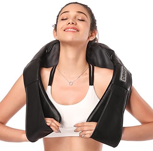 MASA Shiatsu Heated Massager for Neck, Shoulders, All Areas. Soothes Neck, Shoulder, Back Pain. Relaxation for Better Sleep. Improves Circulation, Healing, Digestion