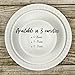 Picnique Reusable Paper Plate Bowl - 6” Diameter - Picnic & Dinner Melamine Bowls for Soup, Salad, or Cereal, Dishwasher Safe, BPA Free - Set of 6 Bowls