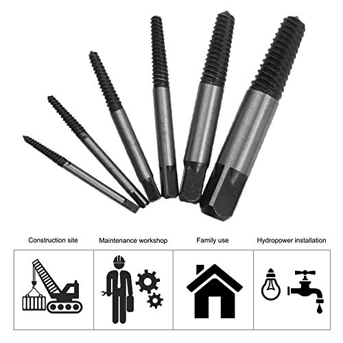 Damaged Bolt Screw Extractor, TIAMAT Extractor Remove Set Hardness