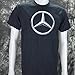 Mercedes Benz Logo on a Black T Shirt XL