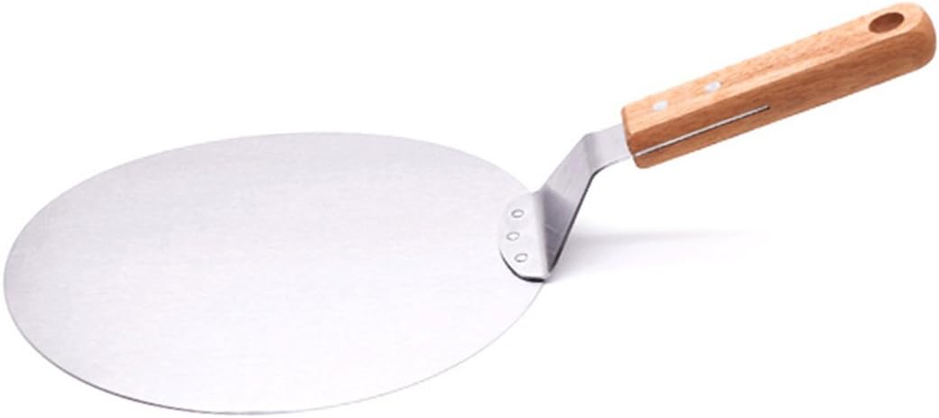 Zhuomei Round Cake Lifter Pizza Paddle Peel Ideal for Cakes Pizzas Pies Tarts