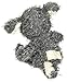 Bunnies By The Bay Shaggy Fetch Pup Plush Toy, Grey/Cream