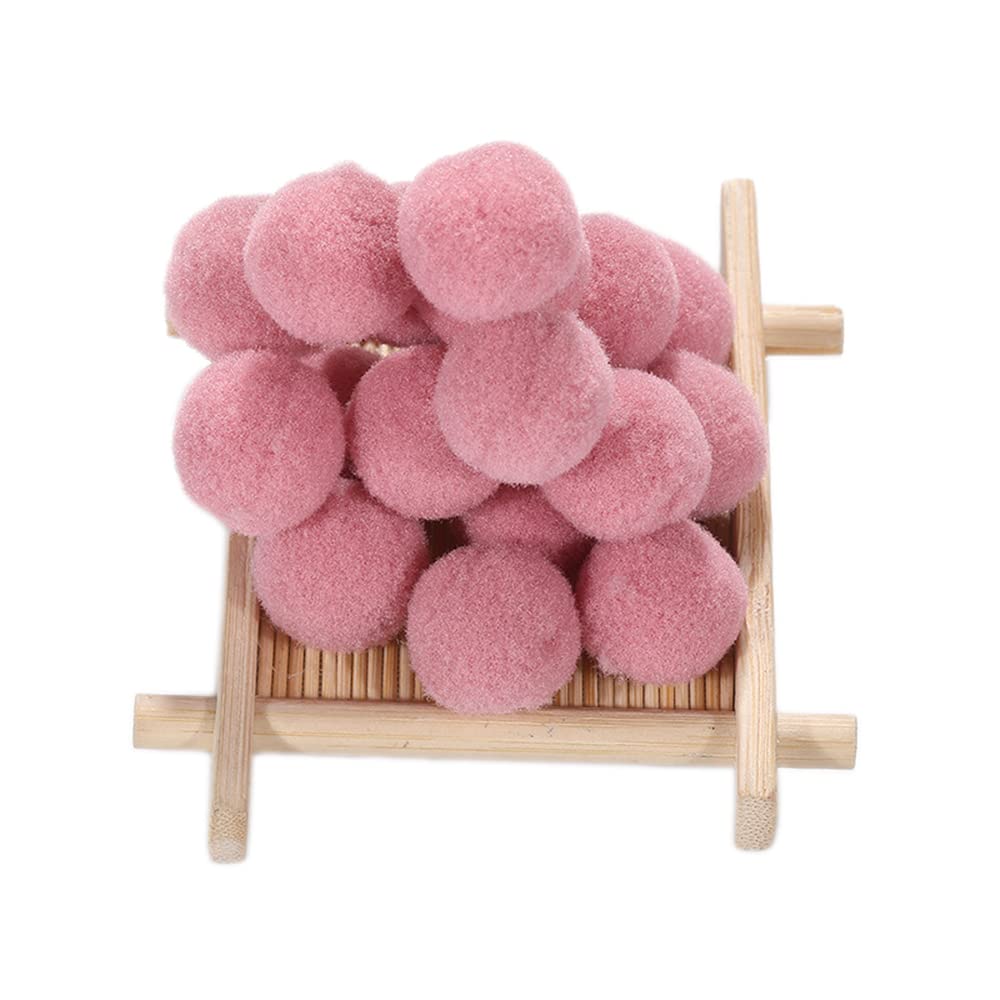 Pack of 500 Mini Pompoms for Crafts, 10 mm Pompoms Balls Small Pompoms Balls, Fluffy Colourful Pom Pom Decoration Pompom Plush Balls Craft Accessories for Decorating, Decorating, Sewing, DIY Crafts,