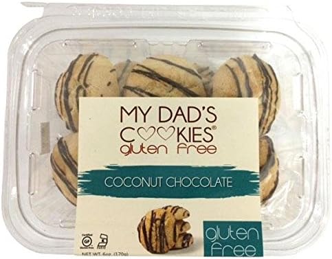 My Dad's Cookies Gluten Free Coconut Chocolate Cookies 6oz Package18
