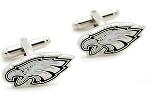 Yippo Accessories Eagles Stainless Steel Dress Shirt Cufflinks Cuff Links - 1 Pair