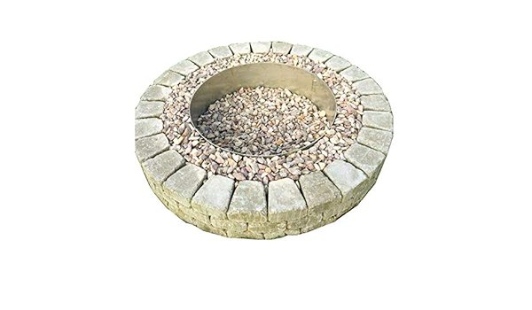 Round Stainless Steel Fire Pit Liner Campfire Ring 60 Dia X 12 Deep Amazon Ca Patio Lawn Garden