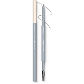 Ravie Beauty Easy Everyday Brow Pencil, Hair-Like Strokes, Dark Brown | 1.2mm Precise Tip with Spoolie for Blending, Korean Beauty Formula, Vegan