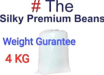 # The Silky Beans 4 KG Premium A-Grade for Bean Bag Filler/Refill/Filling.