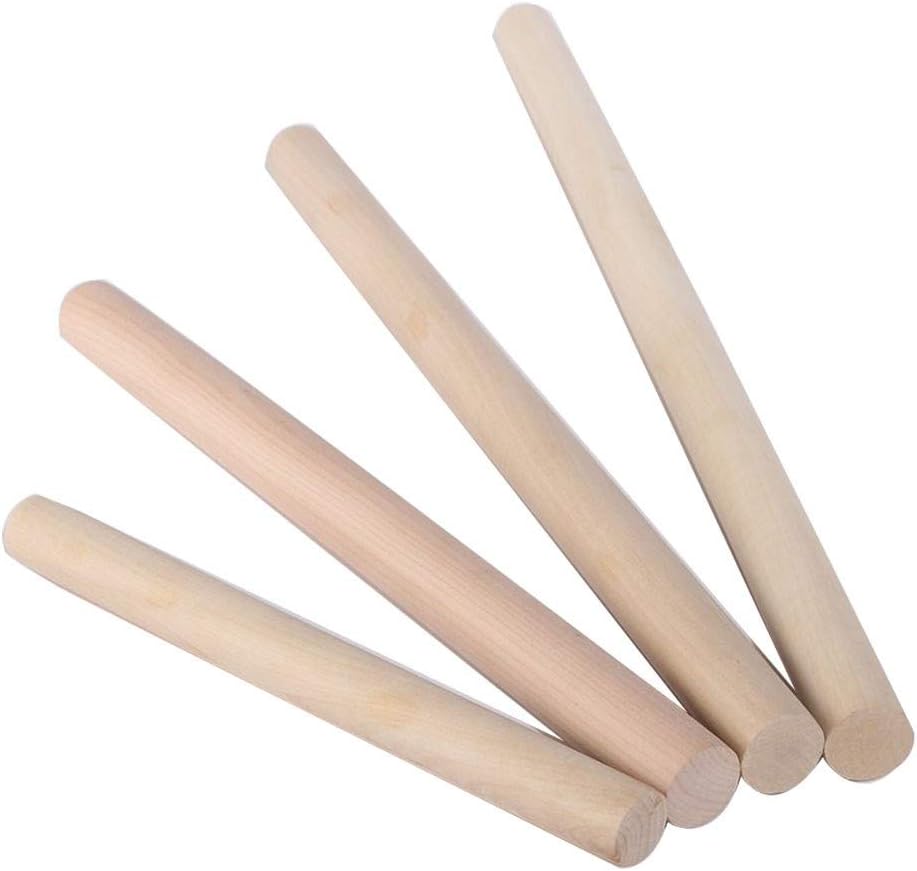 KUYUC Classic Wood Rolling Pins, Kitchen Non Stick Surface Roller Pin for Baking Dough Pizza Pie Cookies Dumpling Dough (Size : 60cm/23inch)