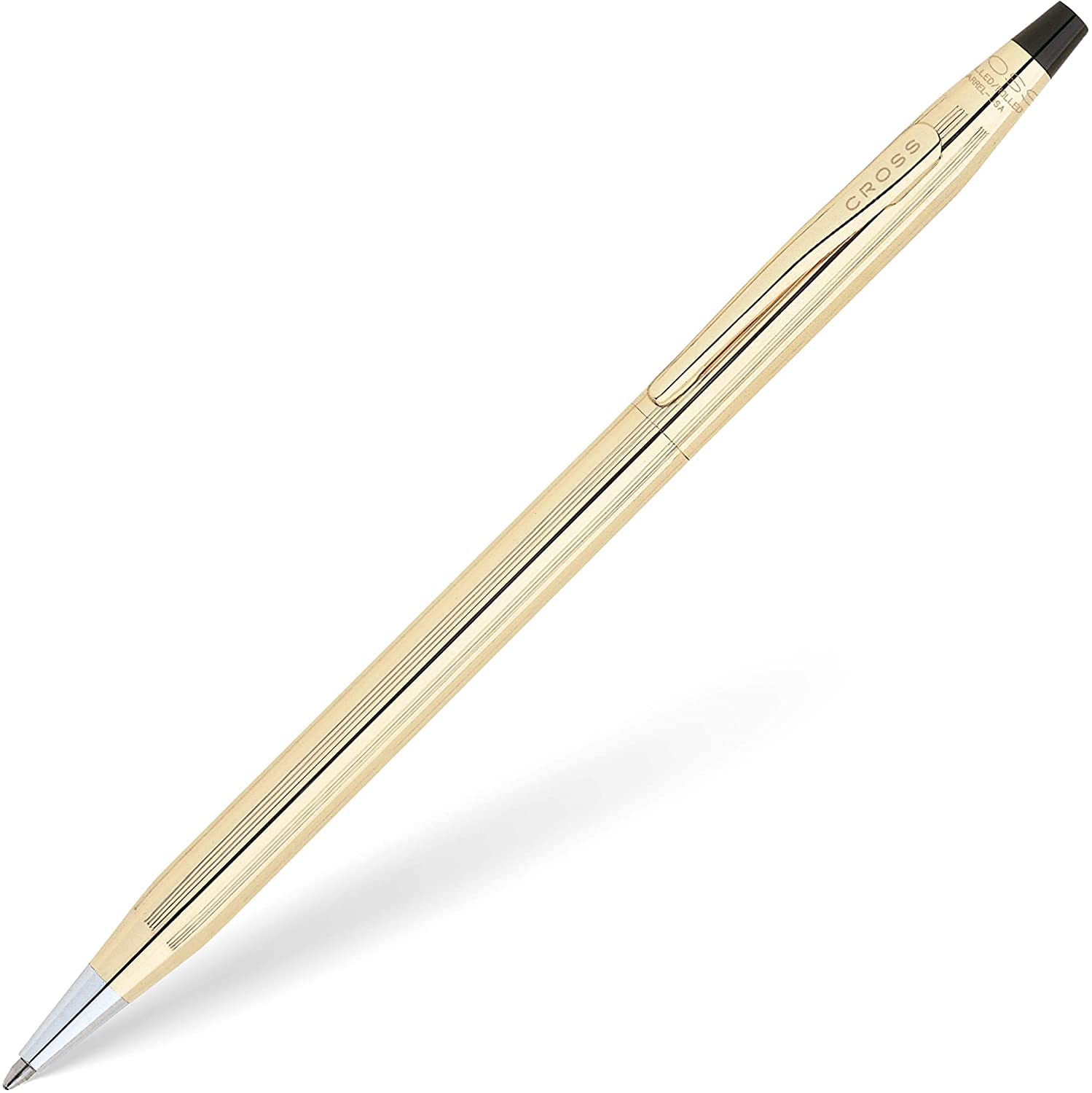 Cross Classic Century Refillable Ballpoint Pen, Medium Ballpen, Includes Luxury Gift Box - 10 Carat Gold