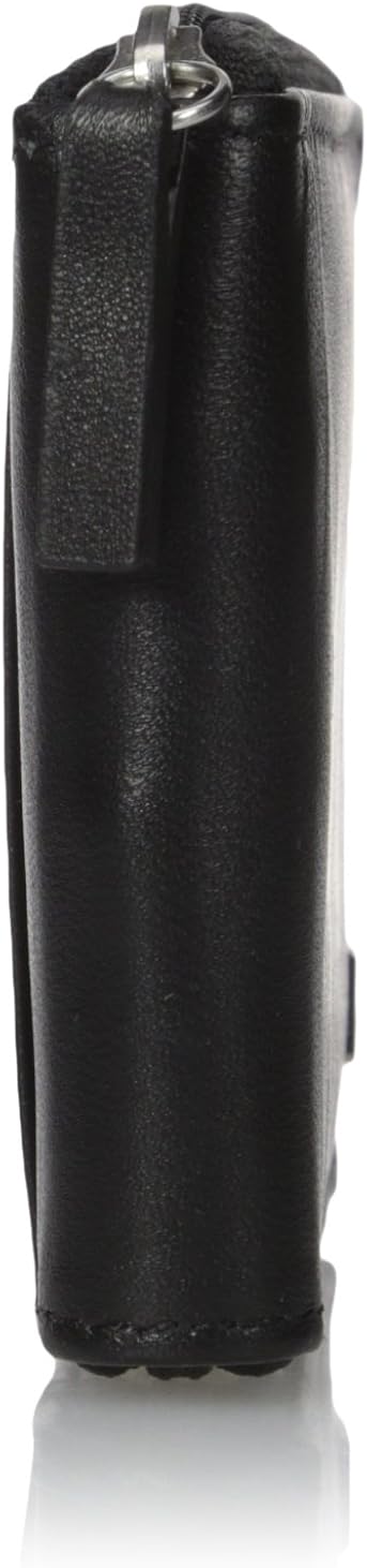 Tommy Hilfiger Men's Oxford Ziparound Wallet, Black, One Size - Image 4