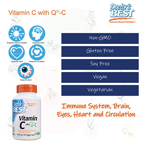 Doctor's Best Best Vitamin C 500mg, 120 Count - Image 7