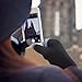LETHMIK Mens Mix Knit Gloves Winter Touch Screen Texting Magic Glove with Warm Wool Lining Black & Grey