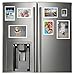 Magtech Magnetic Photo Pocket Picture Frame, Variety Pack, 6 Pack + FREE Wallet Size (57461), 4x6, 5x7, 2.5x2.5, White