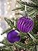 KI Store Purple Christmas Balls 34pcs 1.57-Inch Small Christmas Tree Decoration Ornaments for Xmas Tree Holiday Wreath Garland Decor Ornaments Hooks Included