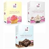 Better Batter Gluten Free Fudge Brownie, Yellow Cake & Chocolate Cake Mix (20oz each)