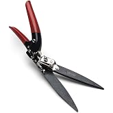 Kings County Tools Grass Shears - Garden Clippers with Rotating Handle | Grass Cutter Edging Shears or Hedge Trimmer Garden Tool - Yard Scissors for Outdoor Edges or Hedge Clippers