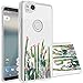 TOPNOW for Google Pixel 2 Case, [Anti-Scratch PC + Shockproof Anti-Drop Soft TPU] Advanced Printing Pattern Phone Cases Glossy Drawing Design Cover for Google Pixel 2(Cactus Plexus)
