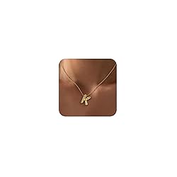 SELFROSE Initial Necklaces for Women,Dainty Bubble