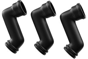 deawater 3pcs Black Plastic Breather Tube Replacement for BS Models 280100, 692253