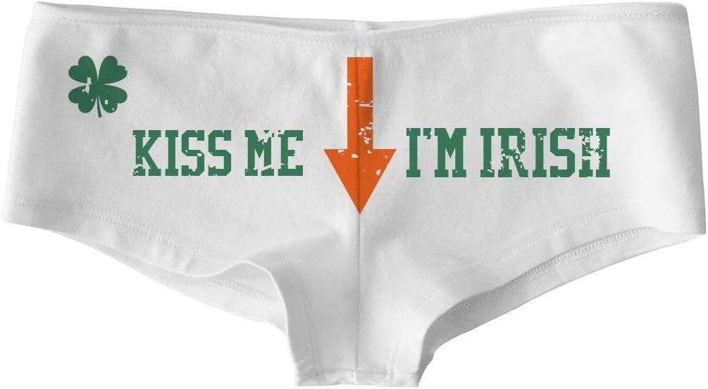 Kiss Me Arrow St Patricks Day: Low-Rise Cheeky Underwear