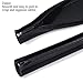 Cable Management Sleeve,[4 Pack],by Ailun,Premium Quality Neoprene,20 Inch Flexible Cable Sleeve Wrap Cover Organizer with Zipper for for PC, TV, Office and Home [Black]