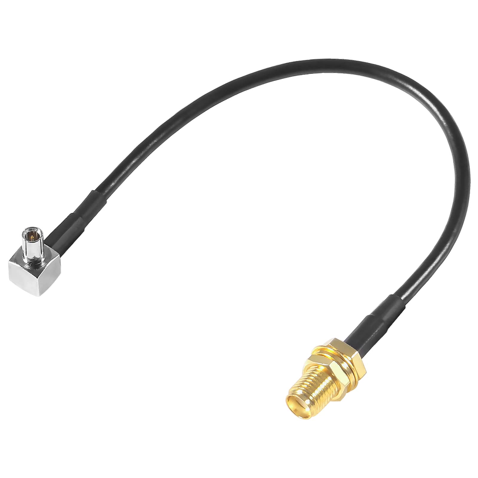 AOICRIE 4G Antenna SMA Female to TS9 Male Adapter Cable 15cm 1PCS for External Antenna Router E5372 E5577 E5786 E5787 Vodafone Netgear Hsdpa MiFi Modem Hotspot UMTS Mobile (1 pack)