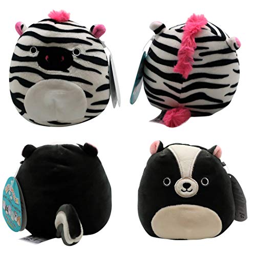 SQUISHMALLOWS Forest & Twelfth Set of 6 Fun and Adorable, 5” Plush